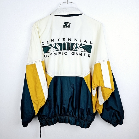 RARE Vintage 1996 Atlanta Centennial Olympic Games Starter Jacket Windbreaker - Picture 2 of 16